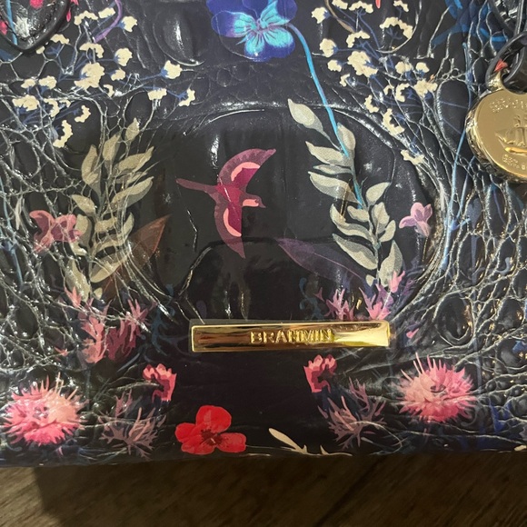 Brahmin Multicolor Floral Satchel - Picture 4 of 7